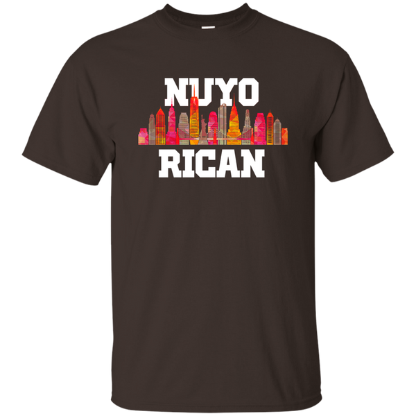 Nuyo Rican 2 G200 Gildan Ultra Cotton T-Shirt - PR FLAGS UP