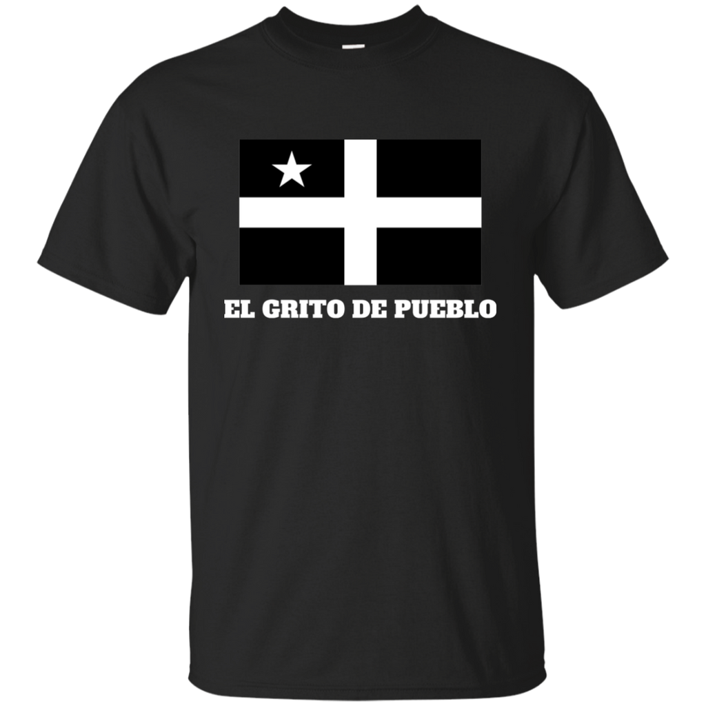 El Grito De Pueblo G200B Gildan Youth Ultra Cotton T-Shirt - PR FLAGS UP