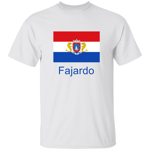 Fajardo Flag G500B Youth 5.3 oz 100% Cotton T-Shirt