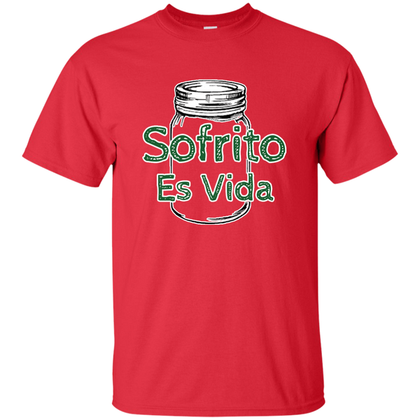 Sofrito Es Vida Custom Ultra Cotton T-Shirt - PR FLAGS UP