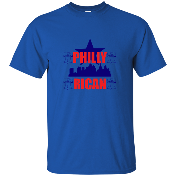 PhillyRican 2 G200 Gildan Ultra Cotton T-Shirt - PR FLAGS UP