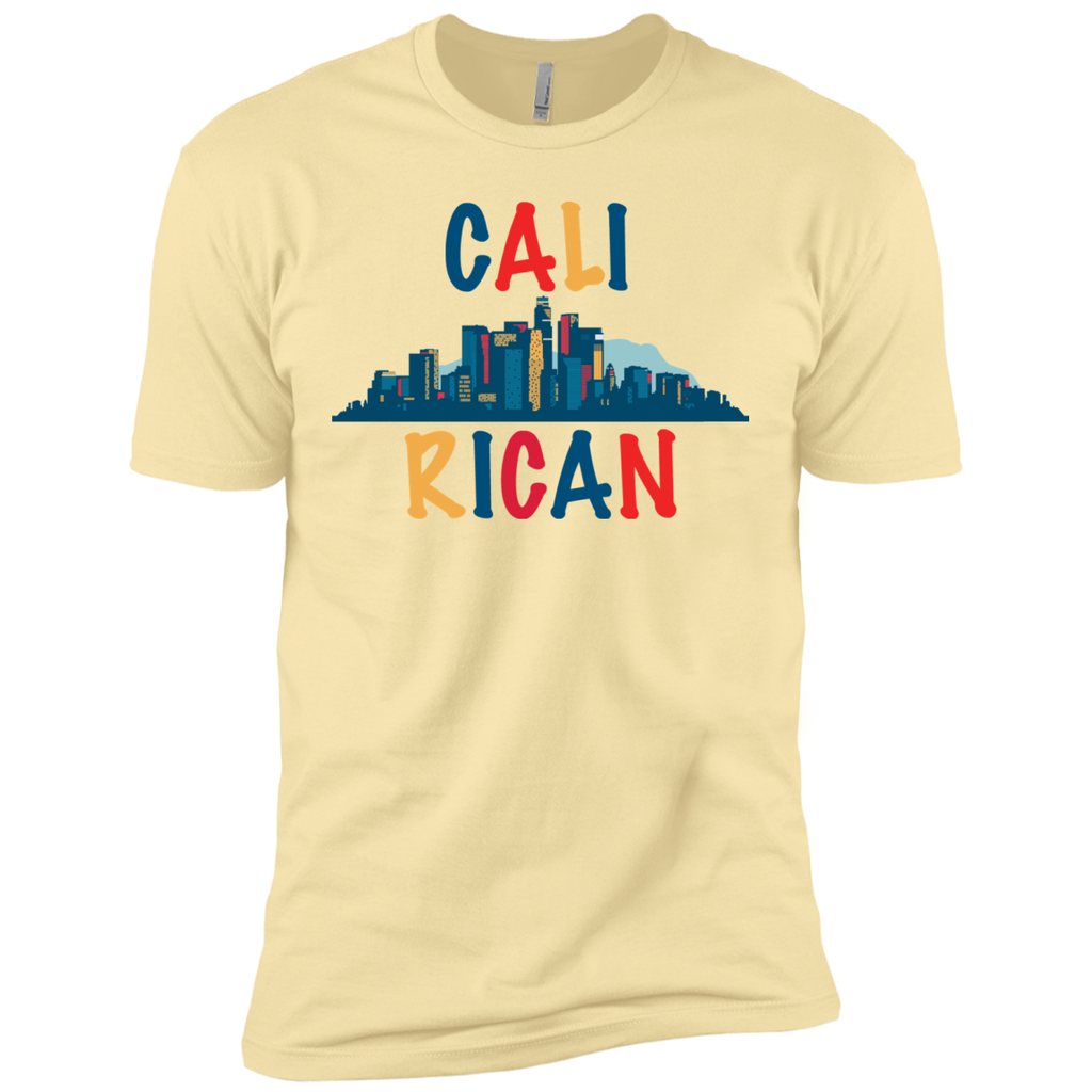 Cali Rican NL3600 Next Level Premium Short Sleeve T-Shirt - PR FLAGS UP