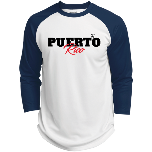 Puerto Rico Black Script 1 Polyester Game Baseball Jersey - PR FLAGS UP