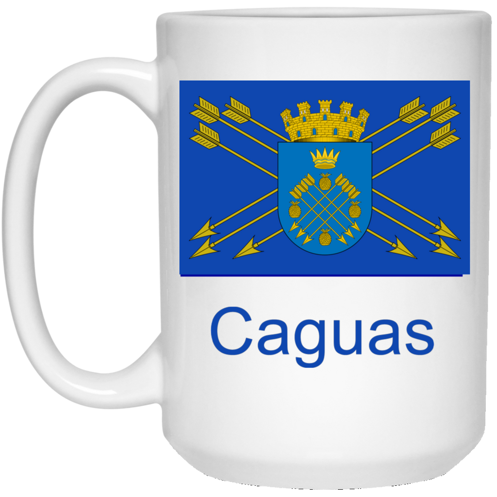 Caguas Flag 21504 15 oz. White Mug