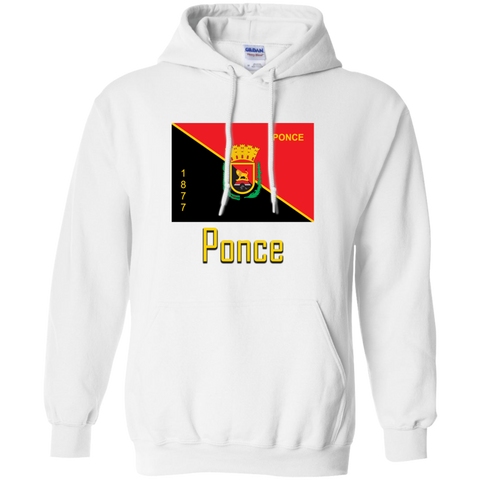 Ponce Flag G185 Gildan Pullover Hoodie 8 oz. - PR FLAGS UP