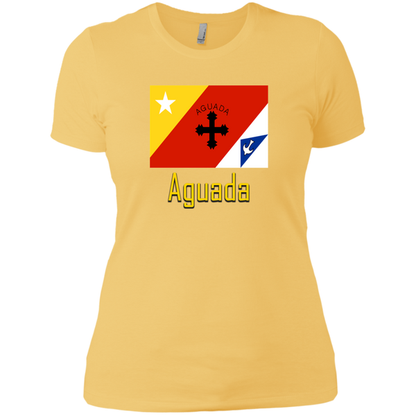 Aguada Flag NL3900 Next Level Ladies' Boyfriend T-Shirt - PR FLAGS UP