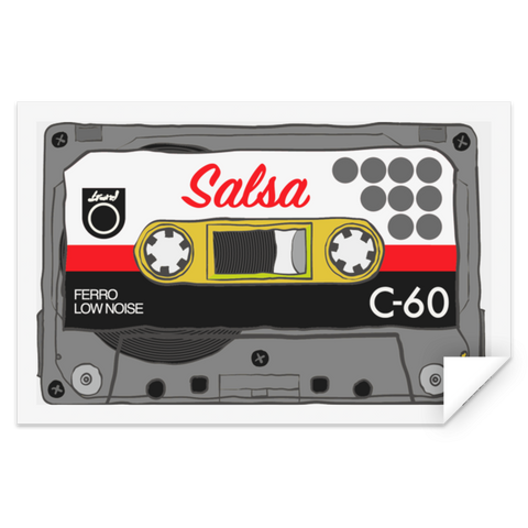 Salsa Mix Tape STRE Rectangle Sticker