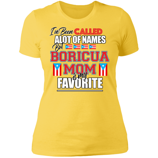 Boricua Mom NL3900 Ladies' Boyfriend T-Shirt