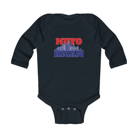 NuyoRican B/R Infant Long Sleeve Bodysuit